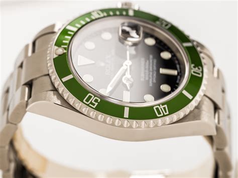 rolex submariner 2003 green|Rolex 16610 bezel.